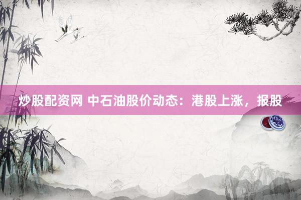 炒股配资网 中石油股价动态：港股上涨，报股